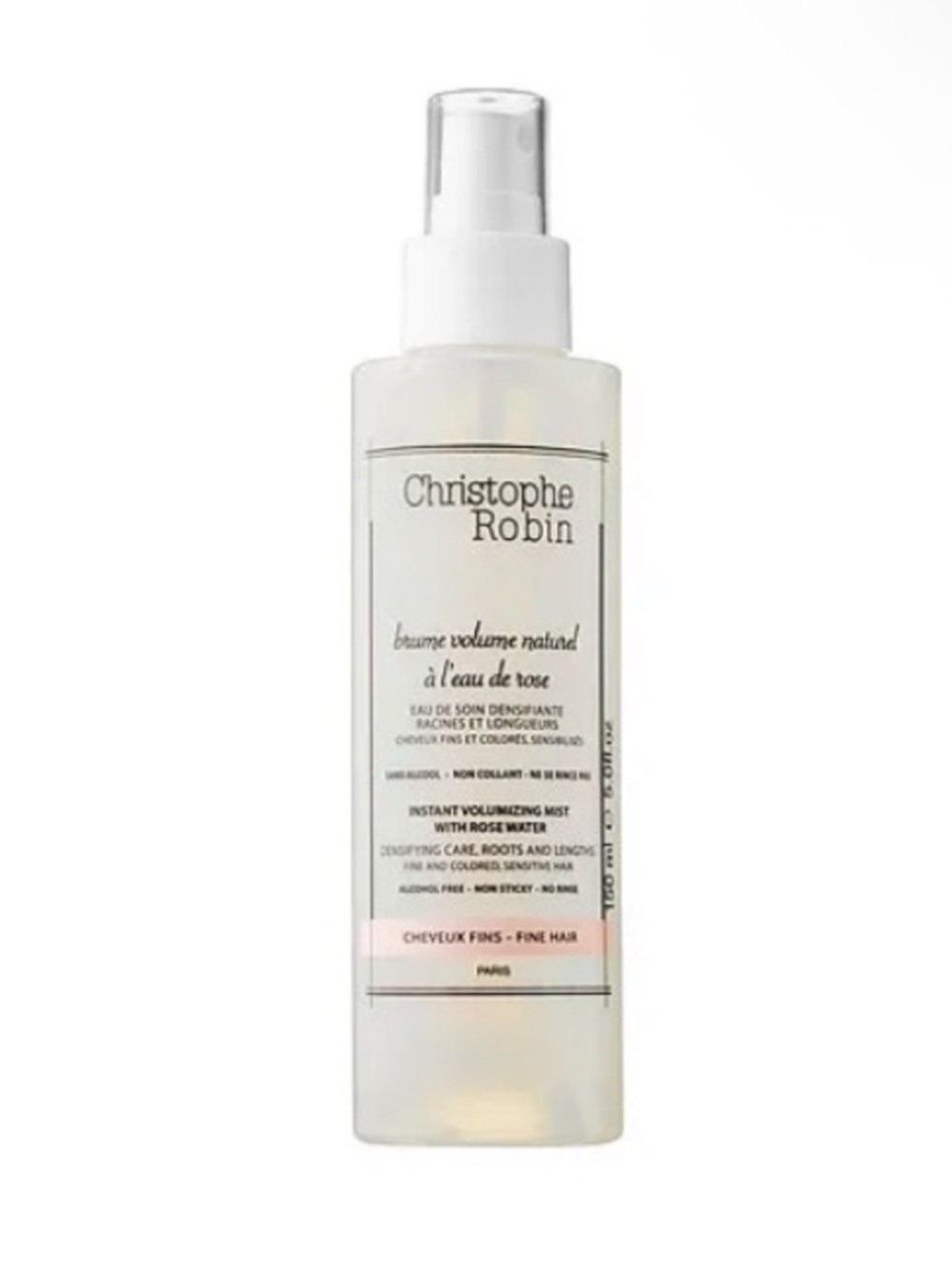 Christophe Robin Instant Volumizing Mist with Rosewater 150 ml New